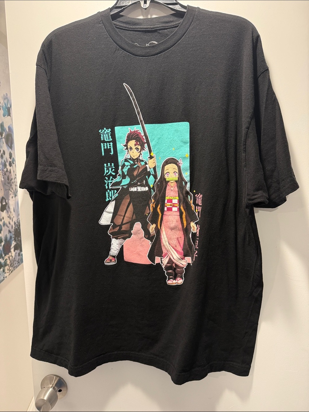 Black Short-Sleeve Demon Slayer Tee